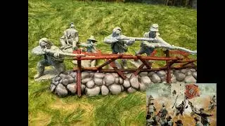 Gettysburg Day 3 Pickett's Charge in 1/32 scale toy soldiers
