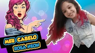 PINTEI MEU CABELO DE ROSA PINK !!!  😜😍