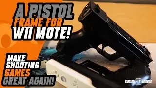 Pistol Frame For Wii Mote! Upgrade your shooting game Library! @clopixelgamers