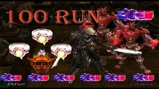 CABAL ONLINE PH - 100 RUNS AWAKENED FORGOTTEN TEMPLE (B2F) LAST BOSS & BOX DROP COMPILATION