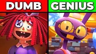 TOP 5 SMARTEST and DUMBEST CHARACTERS in the Digital Circus