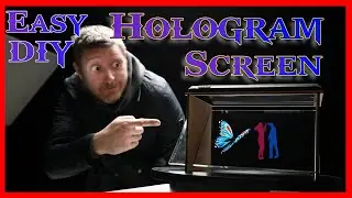 Hologram screen laser cut or 3d print