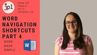 Word Navigation Shortcuts Part 4