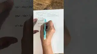 Recognizing Perfect Square Trinomials