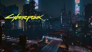 Japantown, Night City Rooftop Atmosphere & Background Ambience | Cyberpunk 2077 Ambience