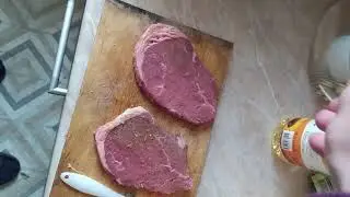 Готовлю стейк Мираторг Black Angus
