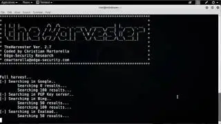 How to  Using Theharvester