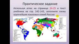 Этнический состав России 8 класс география