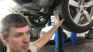 Замена масла в редукторах Митсубиши Аутлендер.