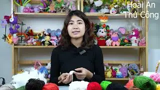 Làm chú mèo đội mũ cà chua - [PART 1] | Hoài An Thủ Công