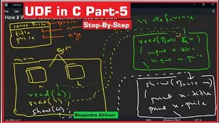 UDF in C Part-5 Passing struct to function, Array-Bubble Sort, inline fn in Hindi Bhupendra Khilrani