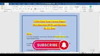 CS504 Final Term Current Papers | Important Question and MCQs | CS504 Final Term Preparation 2023