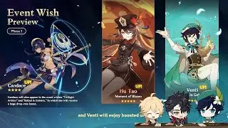 4.1 BANNERS REVEALED! NO RAIDEN SHOGUN, BUT HU TAO/VENTI!! | Genshin Impact