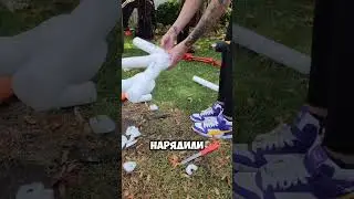 Соседи вызвали полицию когда это увидели 🫢🤣