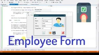 Employee Form - add,Update,Delete Using Linq To Sql IN VB.NET - PART.1