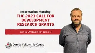 Information meeting about the 2023 call for development research grants