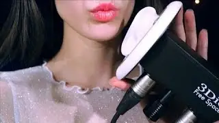 ASMR Ear Eating, Blowing, Kiss, Mouth Sounds with White Noise BINAURAL 3Dio [RECOVERED VIDEO]