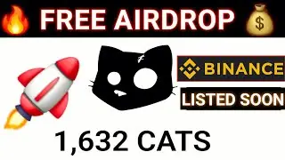 CATS Airdrop | Cats Airdrop Update | Cats Telegram Airdrop  | Crypto Airdrops | Binance Listing Date