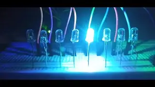 How to make a knight rider circuit for Arduino / Sinhala