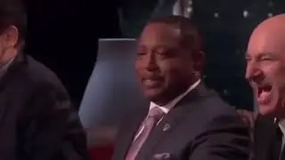 Shark tank people laughing weirdly