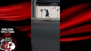 Running into a Parking Meter | Drunk People Doing Things Clips