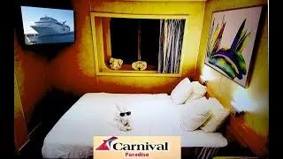 Carnival Paradise Newly Upgraded for 2018, Oceanview Cabin M262