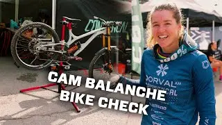 UCI World Cup Downhill Bike Check - Cam Balanche's Commencal DH Supreme