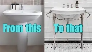 How to upgrade your pedestal sink to a console featuring ​Barclay Products & Palmer Industries