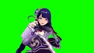[GENSHIN IMPACT] Raiden Shogun - Persona 4 "Specialist" (Green Screen)