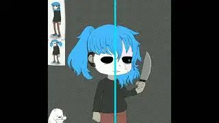 Sally face (SpeedPaint + gacha club) + (read description)