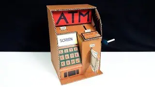 How To Make Your Own ATM Machine at Home - DIY ATM Bank (No DC Motor)