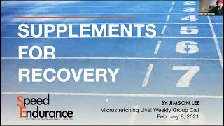 Supplements for Recovery & Performance