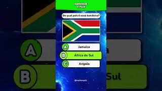 Adivinhe o país com base nas bandeiras