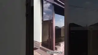 Безрамное остекление террасы