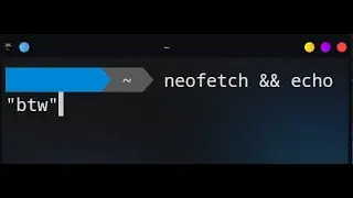 What I feel like when using neofetch (I use Arch btw)