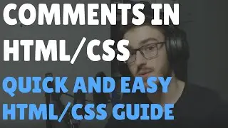 Comments in HTML/CSS