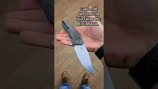 Curti muito meu canivete Kizer Invictus! Com talas de micarta e aço 154CM esse canivete é show! 
