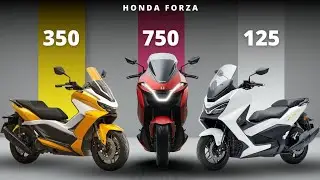 All New 2025 Honda Forza 125, 350 & 750!!