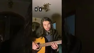 Очень простая мелодия на гитаре 