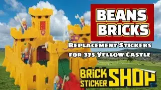 LEGO Replacement Stickers for 375 Yellow Castle.