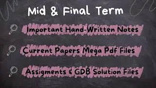 Search Notes, Pdf Files, Solutions, Current Papers Files from FB Group / Get 100% / 