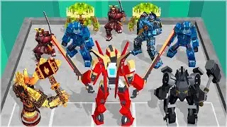 MAX LEVEL in Craft Robot: Merge Master Game!