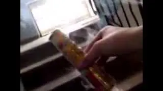 Испытание дымовой шашки. Селитра+газеты.