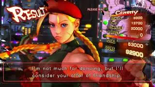 Cammy's Gyro Drive Smasher Ultra with USF4 Arcade Victory Quotes (HD)
