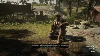 This NPC Camper Wants to Talk About Princess Isabeau, in Red Dead Redemption 2