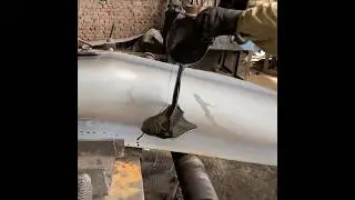 Process of making bed pipe #machine #youtubeshorts #shorts #short #metal l