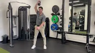 Single arm side to side kettlebell swing and snatch