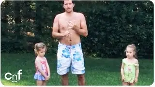 Little Girl ALS Ice Bucket Challenge Potty Fail