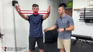 shoulder flexion with banded pulses