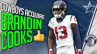Dallas #Cowboys Trade for Brandin Cooks , Gives Dallas Respectable WR and Wiggle Room for NFL Draft
